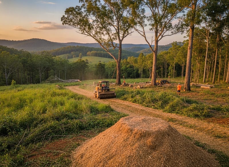 Land Clearing performed by Brisbane South Arborist in the Brisbane South